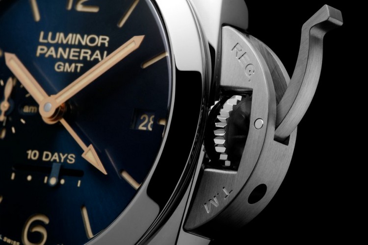 panerai luminor 1950 10 days gmt automatic acciaio 44mm relojes imitacion