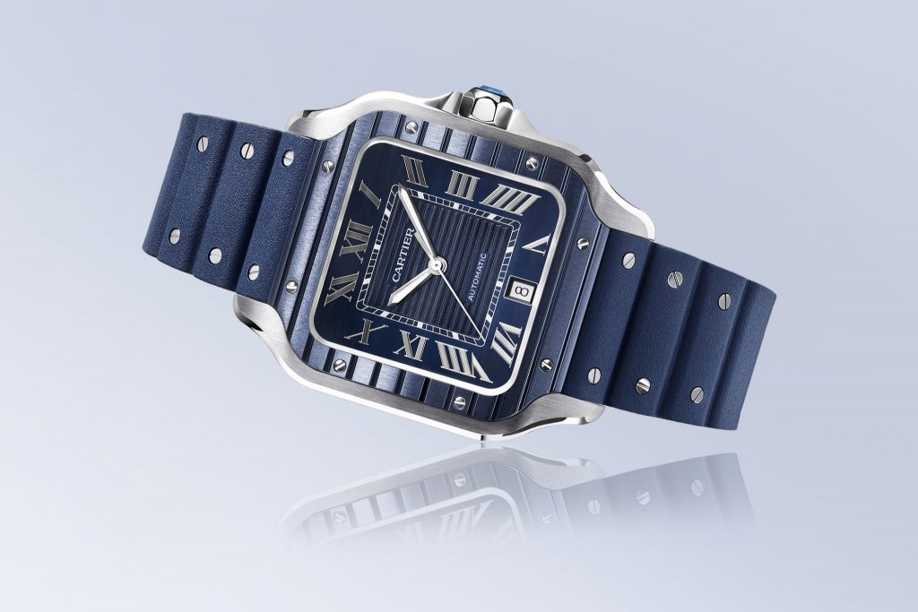 Blue Santos de Cartier Replica